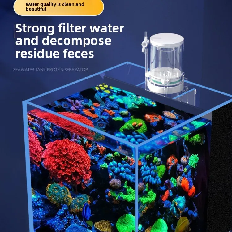 Marine Aquarium Protein Skimmer - Новый мини-фильтр-скиммер для аквариума 110-240В, сепаратор