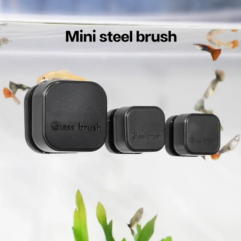 Мини-квадратная магнитная щетк – обзор и цена Marine Aquarium Glass Cleaner