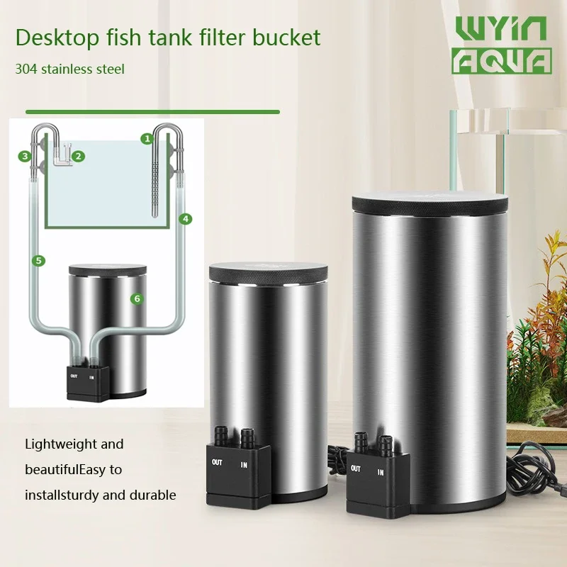 Бесшумный настольный аквариумн – обзор и цена Marine Aquarium Protein Skimmer