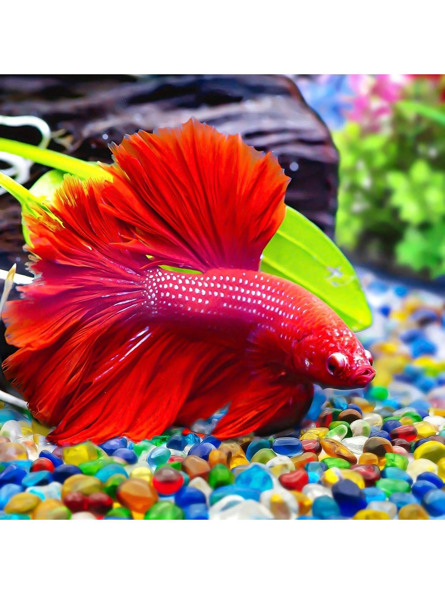 Синий стеклянный гравий 3 4 мм – обзор и цена Marine Aquarium Gravel